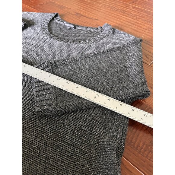 Eileen Fisher Women’s Italian yarn Grey Sweater sz XL - Picture 6 of 6